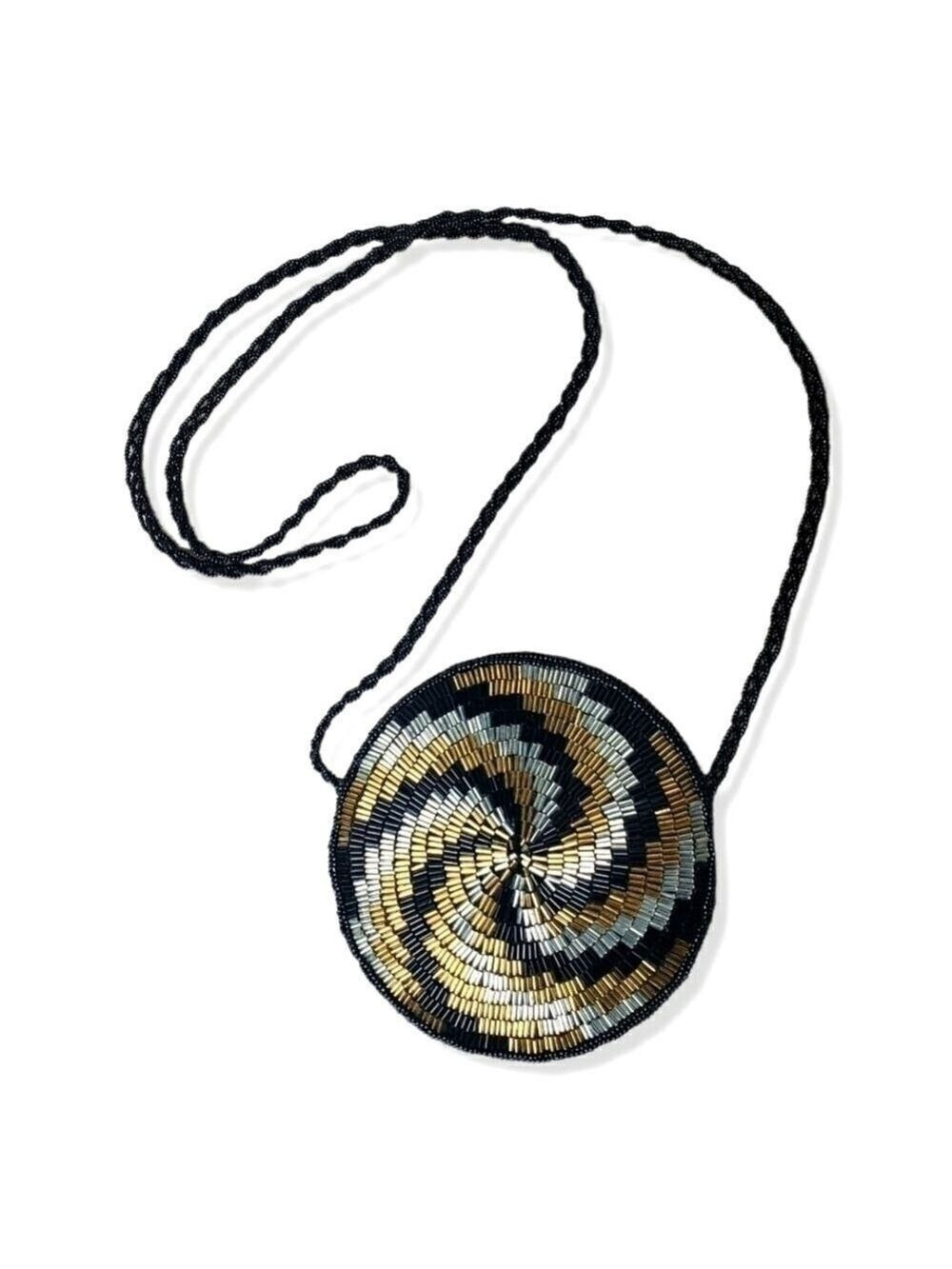 𝅺Vintage Glass Bead Purse
